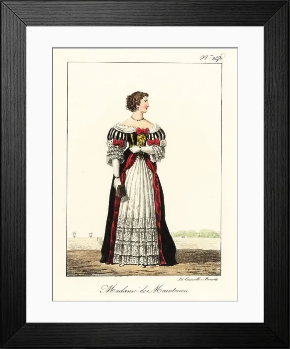 Framed Print : Madame de Maintenon, 1635-1719 Framed Print : Madame de Maintenon, 1635-1719