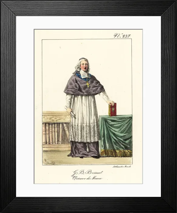 Framed Print : Jacques-Bénigne Lignel Bossuet, Bishop of Meaux Framed Print : Jacques-Bénigne Lignel Bossuet, Bishop of Meaux