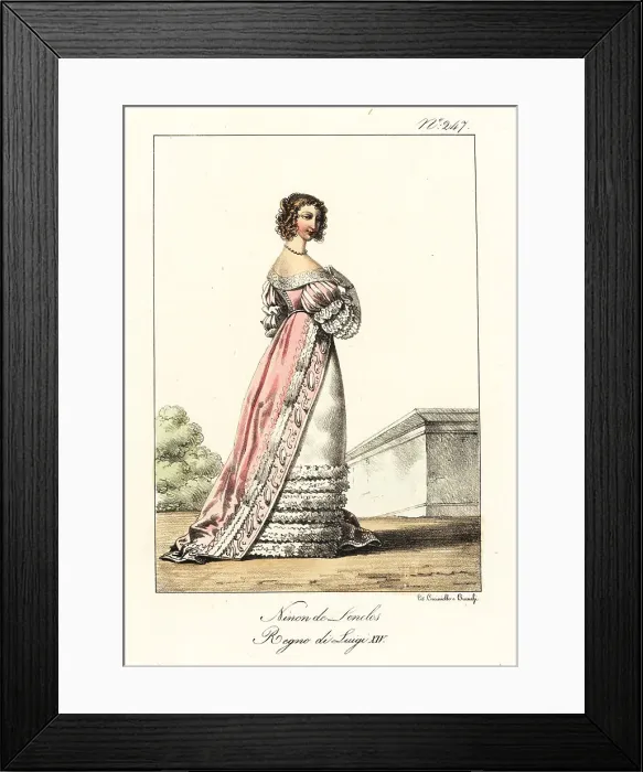 Framed Print : Anne Ninon de l'Enclos, French author and courtesan Framed Print : Anne Ninon de l'Enclos, French author and courtesan