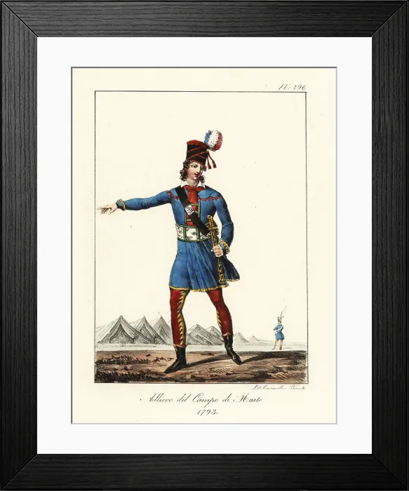 Framed Print : Student (officer) at the Revolutionary military school, Ecole de Framed Print : Student (officer) at the Revolutionary military school, Ecole de