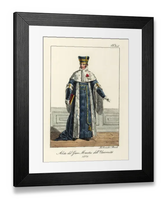 Framed Print : Grand Master of the University, France, 1810 Framed Print : Grand Master of the University, France, 1810