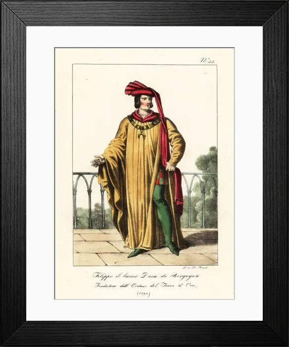 Framed Print : Philip the Good, Duke of Burgundy, 1390 Framed Print : Philip the Good, Duke of Burgundy, 1390