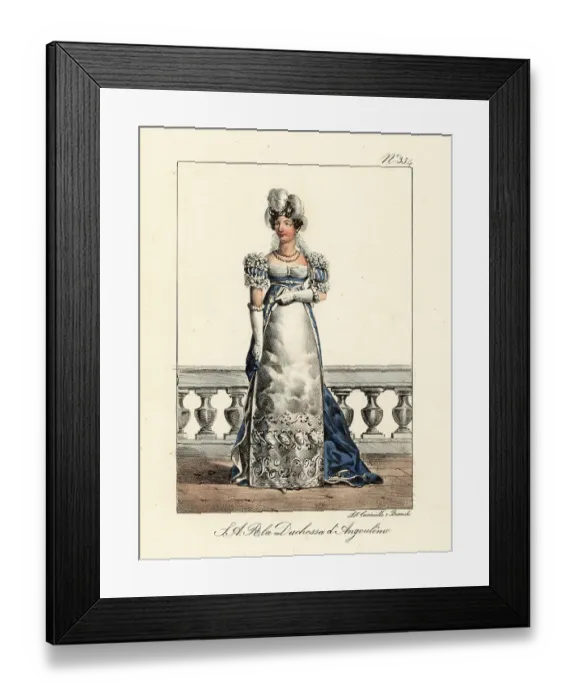 Framed Print : Marie-Thérèse Charlotte, Duchess of Angoulême Framed Print : Marie-Thérèse Charlotte, Duchess of Angoulême