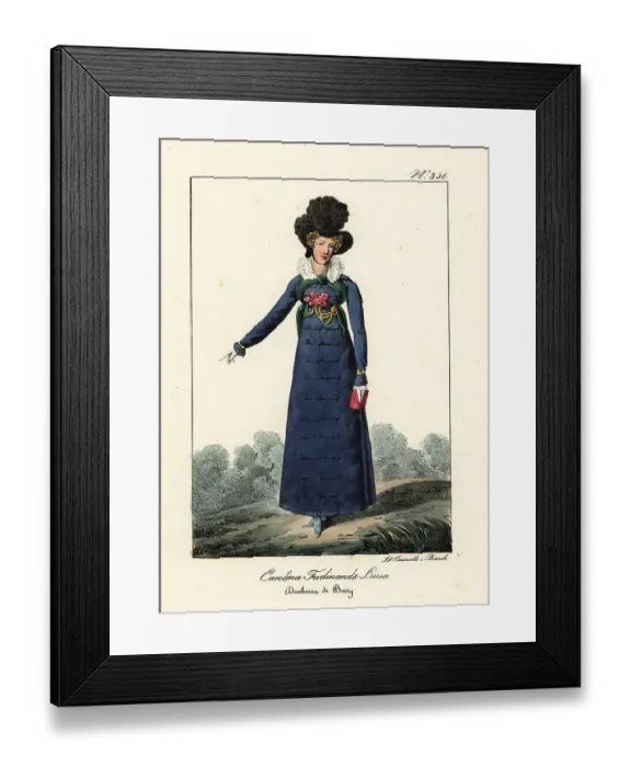 Framed Print : Marie-Caroline of Bourbon-Two Sicilies, Duchess of Berry Framed Print : Marie-Caroline of Bourbon-Two Sicilies, Duchess of Berry