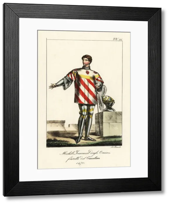 Framed Print : Michel Juvenel des Ursins, bailiff and squire of Troyes, 1470 Framed Print : Michel Juvenel des Ursins, bailiff and squire of Troyes, 1470