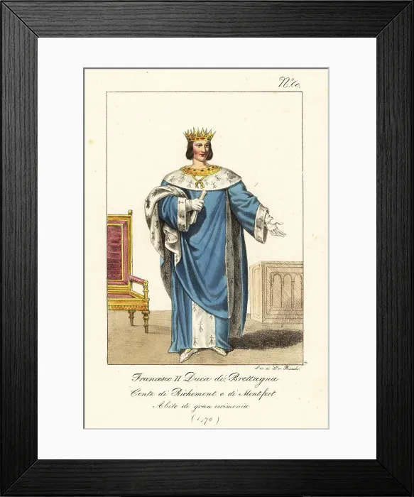 Framed Print : Francis II, Duke of Brittany, 1470 Framed Print : Francis II, Duke of Brittany, 1470