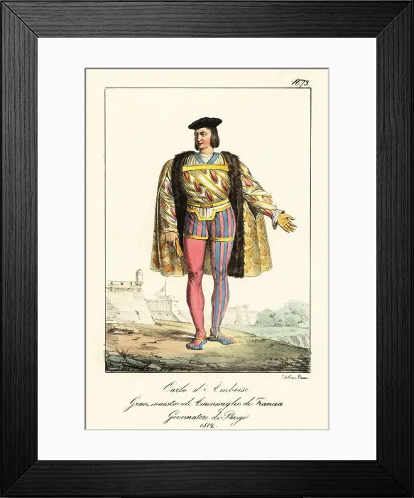 Framed Print : Charles II d'Amboise, Seigneur de Chaumont, 1511 Framed Print : Charles II d'Amboise, Seigneur de Chaumont, 1511