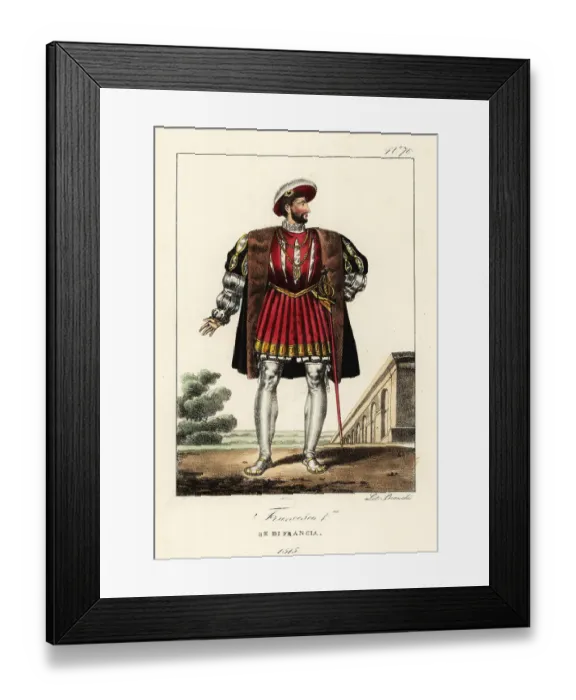 Framed Print : Francis I, King of France, 1515 Framed Print : Francis I, King of France, 1515