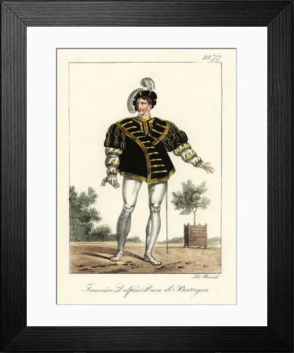 Framed Print : Francis III, Duke of Brittany, 1518-1536 Framed Print : Francis III, Duke of Brittany, 1518-1536