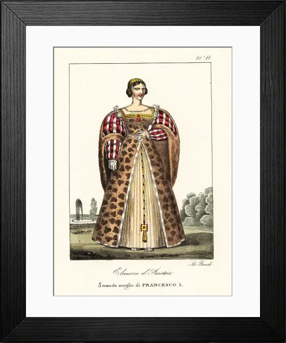 Framed Print : Eleanor of Austria, wife of King Francis I of France, 1498-1558 Framed Print : Eleanor of Austria, wife of King Francis I of France, 1498-1558