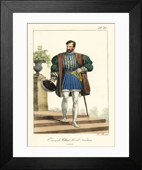 Framed Print : Henry II, King of Navarre, 1540 Framed Print : Henry II, King of Navarre, 1540