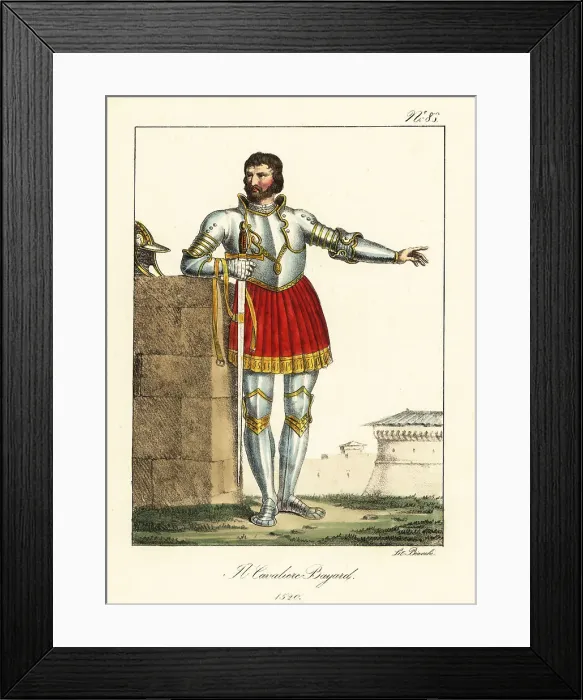 Framed Print : Pierre Terrail, le Chevalier Bayard, 1520