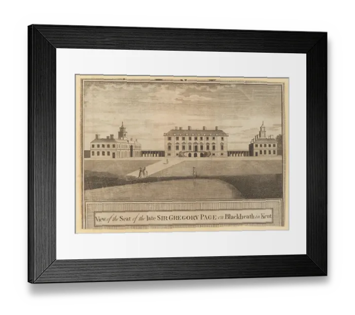 Framed Print : Wricklemarsh House, Kent, 1784 Framed Print : Wricklemarsh House, Kent, 1784