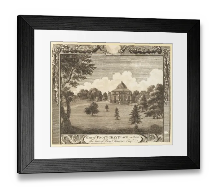 Framed Print : Foots Cray Place, Sidcup, Kent, 18th century Framed Print : Foots Cray Place, Sidcup, Kent, 18th century