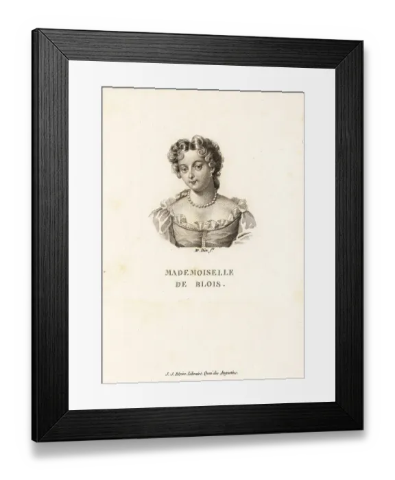 Framed Print : Marie Anne de Bourbon, Mademoiselle de Blois, 1666-1739 Framed Print : Marie Anne de Bourbon, Mademoiselle de Blois, 1666-1739