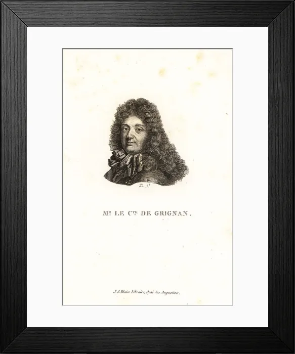 Framed Print : Portrait of the Count of Grignan, 1632-1714 Framed Print : Portrait of the Count of Grignan, 1632-1714