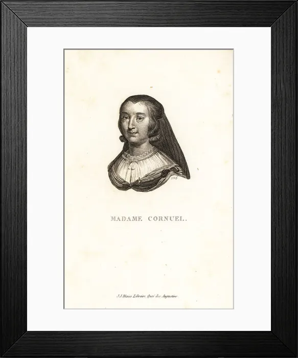Framed Print : Portrait of Anne-Marie Bigot de Cornuel, 1605-1694 Framed Print : Portrait of Anne-Marie Bigot de Cornuel, 1605-1694