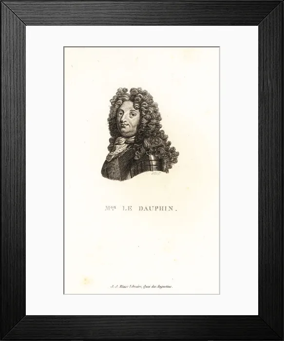 Framed Print : Louis, Monseigneur, Grand Dauphin, 1661-1711 Framed Print : Louis, Monseigneur, Grand Dauphin, 1661-1711