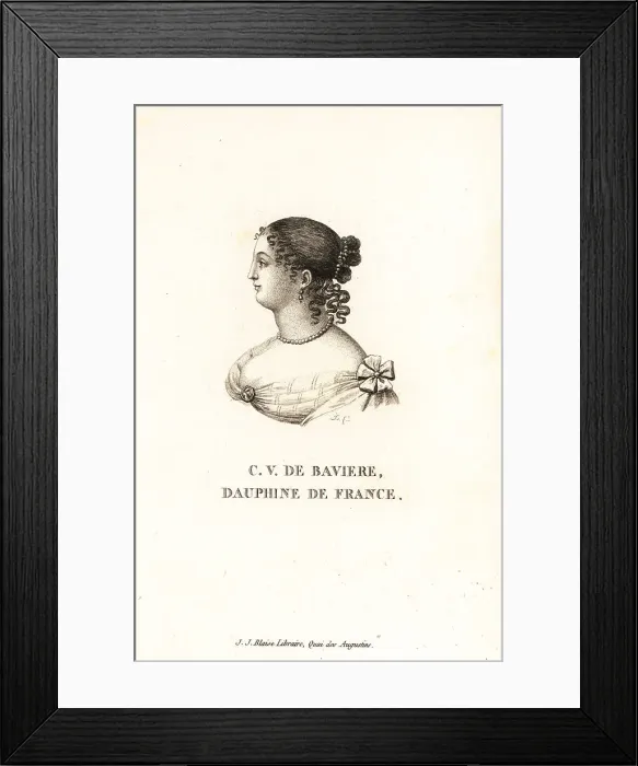 Framed Print : Maria Anna Christine Victoria of Bavaria, 1660-1690 Framed Print : Maria Anna Christine Victoria of Bavaria, 1660-1690
