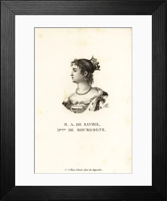 Framed Print : Marie Adelaide of Savoy, 1685-1712 Framed Print : Marie Adelaide of Savoy, 1685-1712
