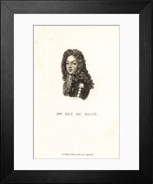 Framed Print : Louis-Auguste de Bourbon, duc du Maine, 1670-1736 Framed Print : Louis-Auguste de Bourbon, duc du Maine, 1670-1736