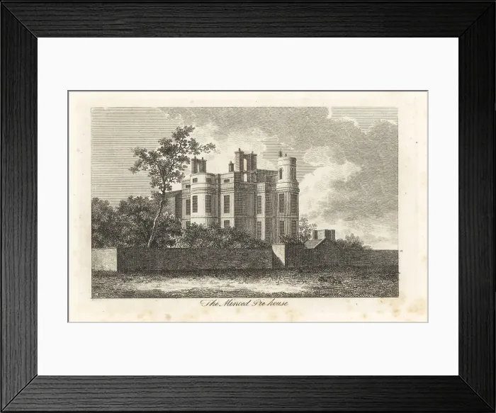 Framed Print : The Minced Pie house at Greenwich, 1807