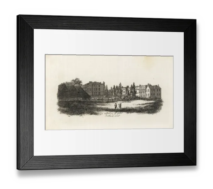 Framed Print : Entrance to Great Portland Street, London, 1807 Framed Print : Entrance to Great Portland Street, London, 1807