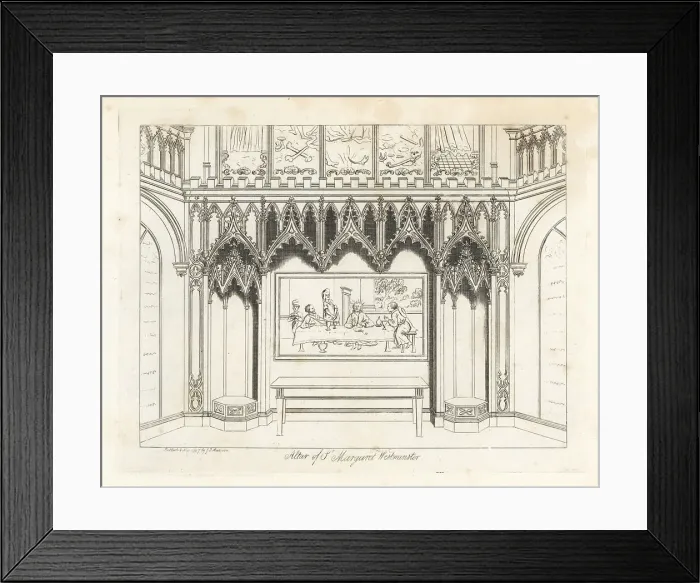 Framed Print : The Altar of the Church of St. Margaret's, Westminster Abbey Framed Print : The Altar of the Church of St. Margaret's, Westminster Abbey