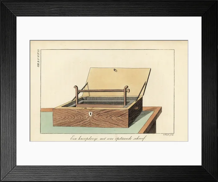 Framed Print : Button box with upright screw Framed Print : Button box with upright screw