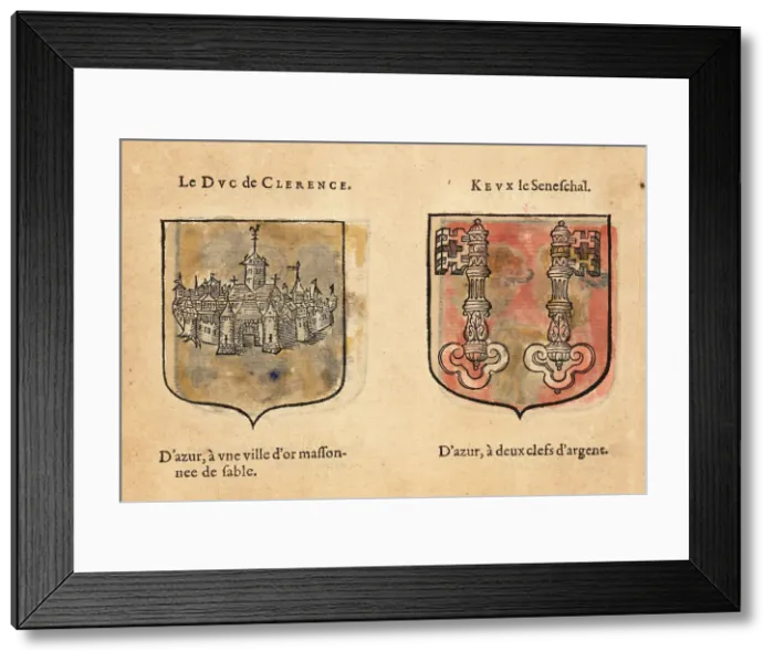 Framed Print : Imaginary coats of arms of Knights of the Round Table: Galeschin Framed Print : Imaginary coats of arms of Knights of the Round Table: Galeschin