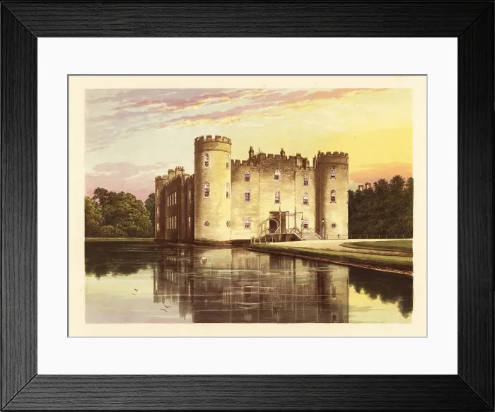 Framed Print : Shirburn Castle. Oxfordshire, England Framed Print : Shirburn Castle. Oxfordshire, England