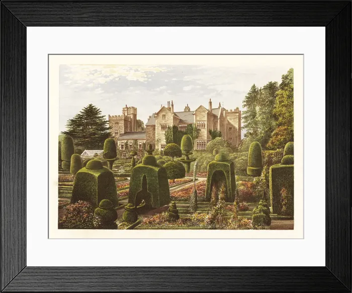 Framed Print : Levens Hall. Cumbria, England Framed Print : Levens Hall. Cumbria, England