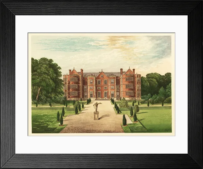 Framed Print : Burton-Agnes Hall, Yorkshire, England Framed Print : Burton-Agnes Hall, Yorkshire, England