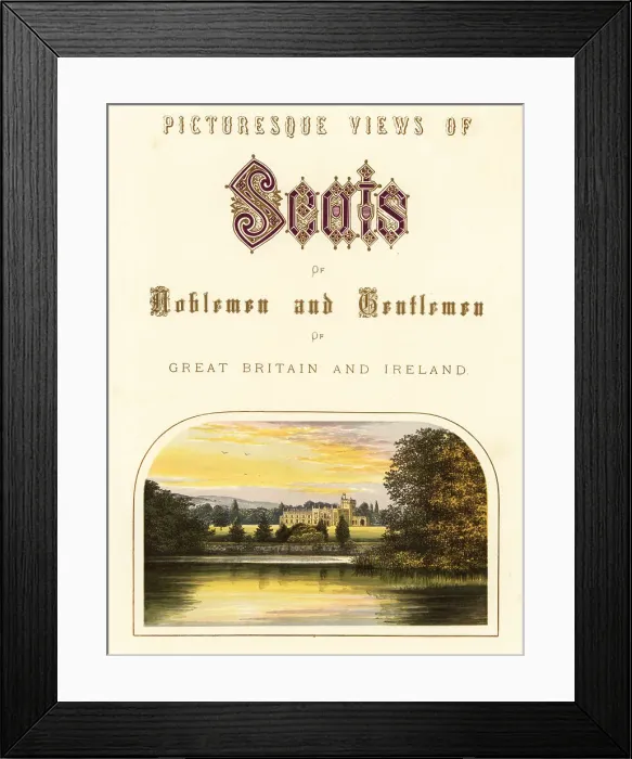 Framed Print : Title page with vignette of Balmoral Castle, Scotland Framed Print : Title page with vignette of Balmoral Castle, Scotland