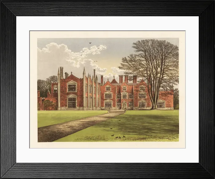 Framed Print : Witchingham Hall, Norfolk, England Framed Print : Witchingham Hall, Norfolk, England