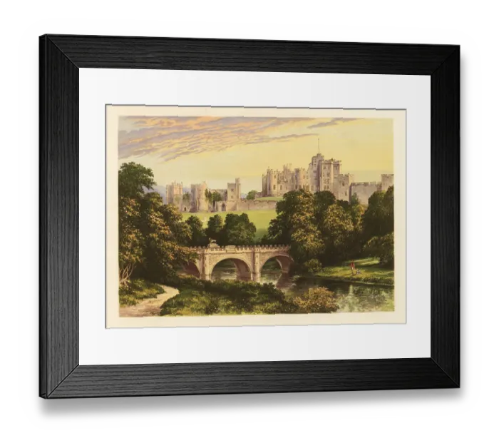 Framed Print : Alnwick Castle, Northumberland, England Framed Print : Alnwick Castle, Northumberland, England