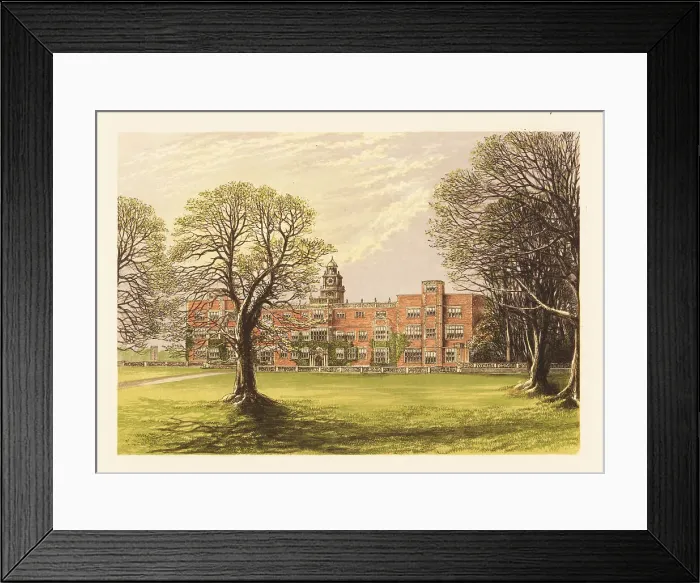 Framed Print : Hatfield House, Herefordshire, England Framed Print : Hatfield House, Herefordshire, England
