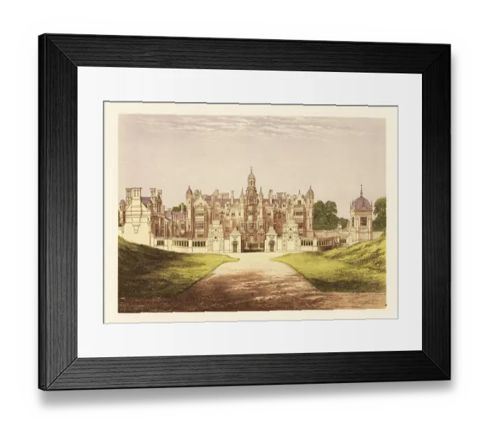Framed Print : Harlaxton Manor, Lincolnshire, England Framed Print : Harlaxton Manor, Lincolnshire, England