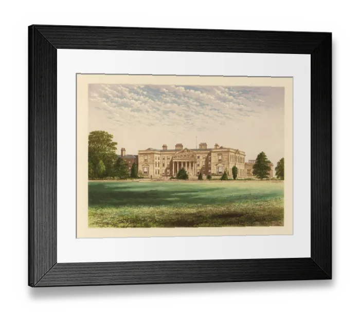 Framed Print : Gopsall Hall, Leicestershire, England Framed Print : Gopsall Hall, Leicestershire, England