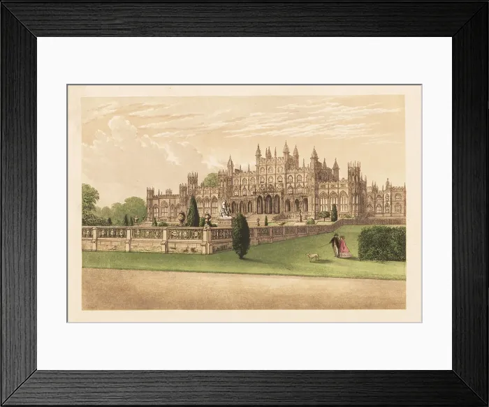Framed Print : Eaton Hall, Cheshire, England Framed Print : Eaton Hall, Cheshire, England