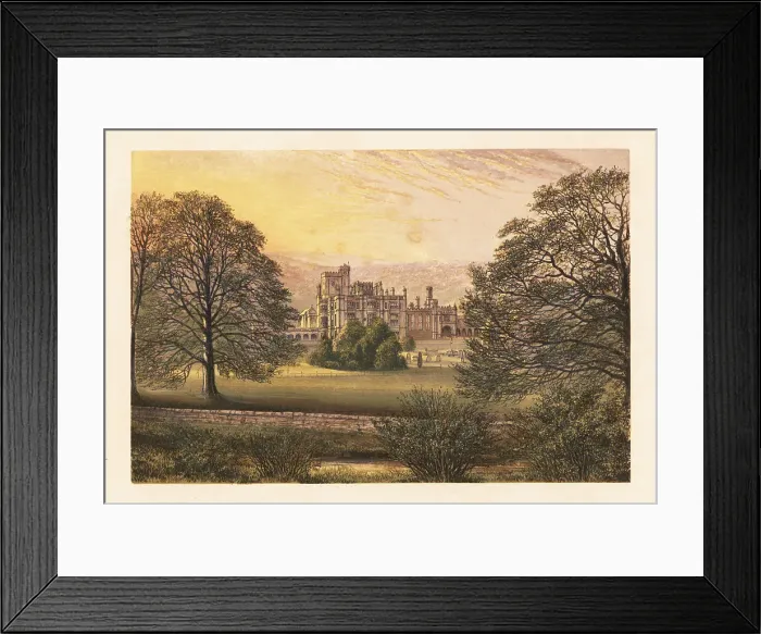 Framed Print : Ilam Hall, Staffordshire, England Framed Print : Ilam Hall, Staffordshire, England