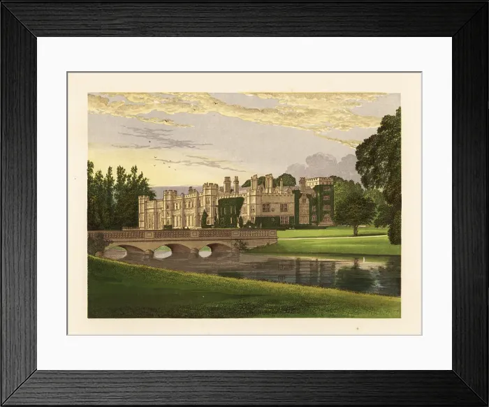 Framed Print : Deene Park, Northamptonshire, England Framed Print : Deene Park, Northamptonshire, England