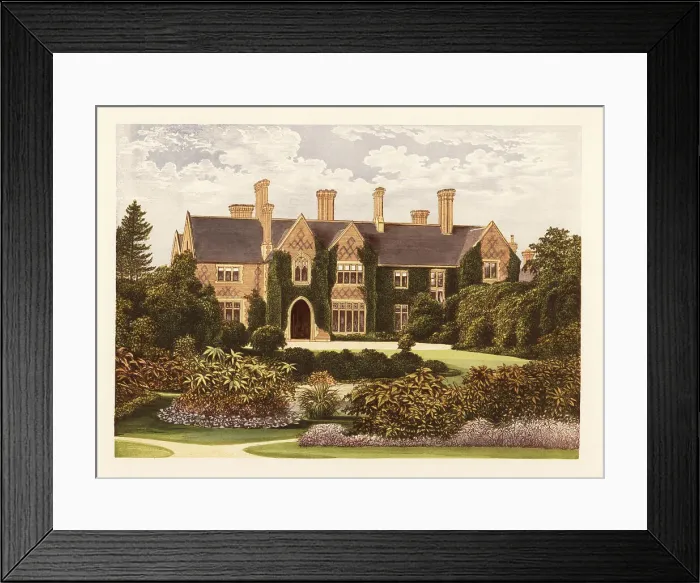 Framed Print : Oxley Manor, Staffordshire, England Framed Print : Oxley Manor, Staffordshire, England