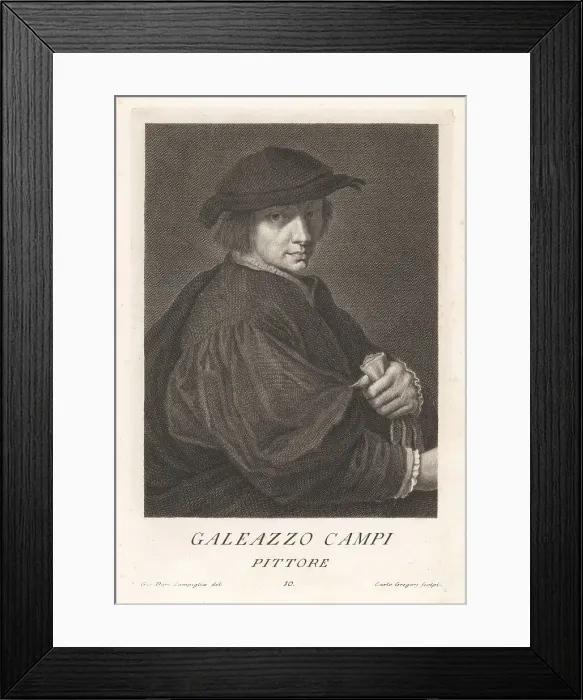 Framed Print : Galeazzo Campi, Italian Renaissance painter, c.1475-1536 Framed Print : Galeazzo Campi, Italian Renaissance painter, c.1475-1536