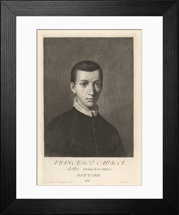 Framed Print : Francesco Carracci, Italian painter and engraver, 1595-1622 Framed Print : Francesco Carracci, Italian painter and engraver, 1595-1622