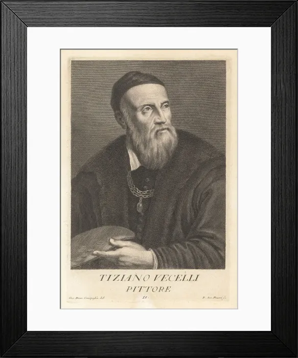 Framed Print : Titian, Italian Renaissance painter, c. 1488-1576 Framed Print : Titian, Italian Renaissance painter, c. 1488-1576