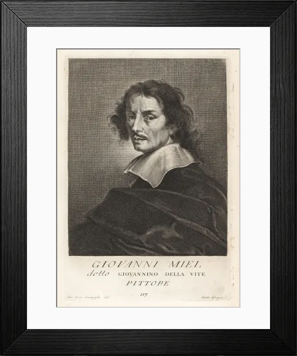 Framed Print : Jan Miel, Flemish painter and etcher, 1599-1664 Framed Print : Jan Miel, Flemish painter and etcher, 1599-1664