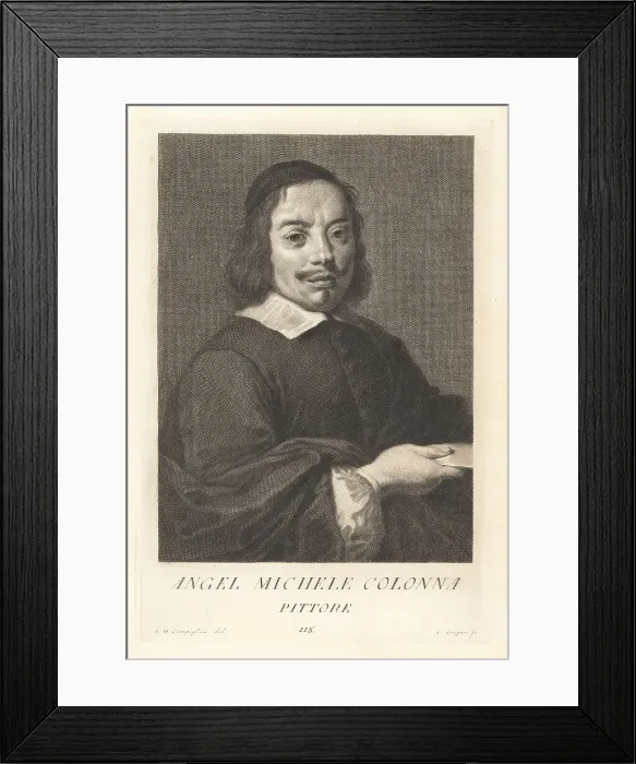 Framed Print : Angelo Michele Colonna, Italian Baroque painter, 1604-1687 Framed Print : Angelo Michele Colonna, Italian Baroque painter, 1604-1687