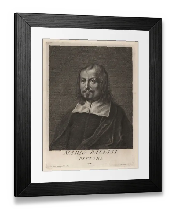 Framed Print : Mario Balassi, Italian painter of the Baroque period, 1604-166 Framed Print : Mario Balassi, Italian painter of the Baroque period, 1604-166