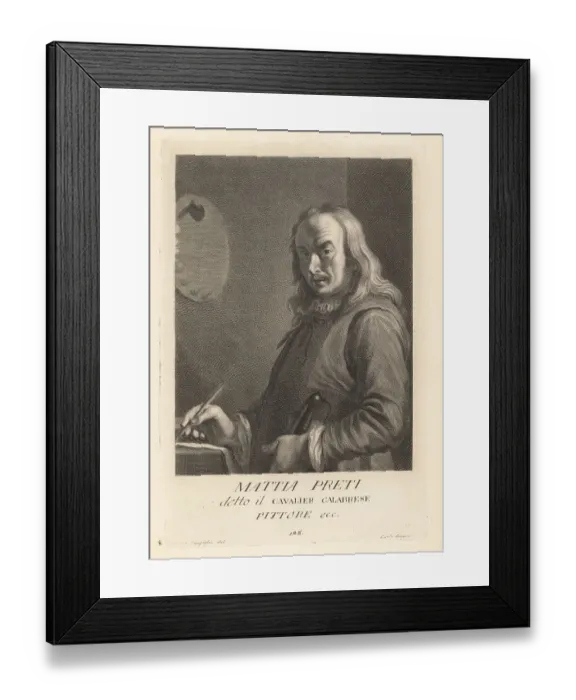 Framed Print : Mattia Preti, Italian Baroque artist, 1613-1699 Framed Print : Mattia Preti, Italian Baroque artist, 1613-1699